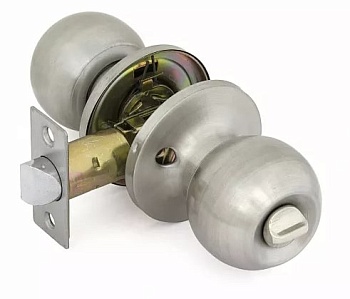 Ручка защелка 6072 SN BK Фабрика замков