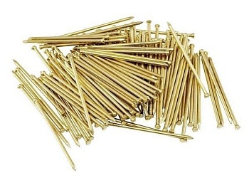 Гвозди финишные 1.8x40 мм латунь 200 гр. ZAбей!