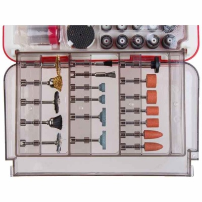 Набор аксессуаров для гравера универсальный 418 предмета WORTEX 1335682