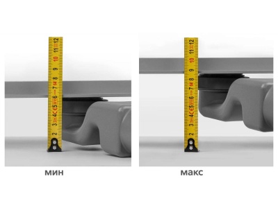 Сливной трап горизонтальный D50 решетка нерж., сухой затвор, 65х300мм AV Engineering