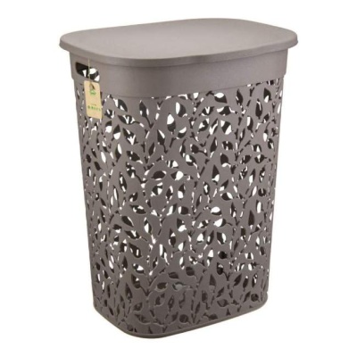 Корзина для белья Флора 55 л французский серый IDEA M2621