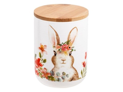 Банка керамическая для сыпучих продуктов 750 мл, EASTER BUNNY 34-610750 PERFECTO LINEA 
