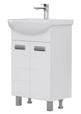 Тумба напольная Joli 55.2D с умывальником Балтика 55 VOLNA