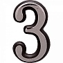 Цифра дверная пластик 