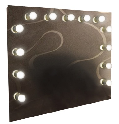 Зеркало гримерное 900x700мм E14x13 Континент