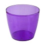 Кашпо для орхидей 137x155мм 1.8 л прозрачно-фиолетовое Технопластик