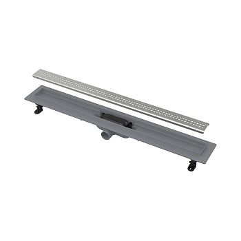 Водоотводящий желоб с порогами для перфорированной решетки AG100201550, APZ9 Simple Alcaplast