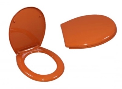 Сиденье для унитаза с крышкой коричневый цвет СУ 80.07.80 
