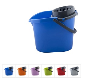 Ведро с отжимом 12 л (цвета в ассортименте) 10222 DRINA