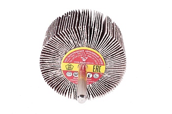 Круг лепестковый с оправкой  КЛО 60х30x6 10Н Р120 БАЗ