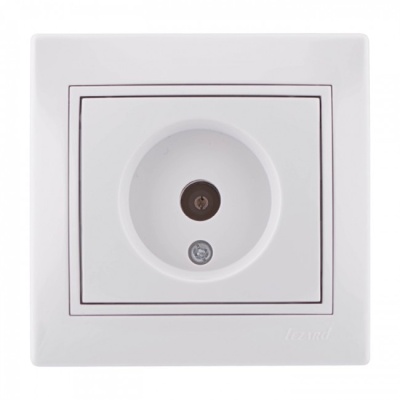 РОЗЕТКА 1-ая ТВ оконечная, Mira Lizard (белый)