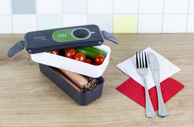 Контейнер для обеда "кофе" (0,5+0,5л) М1233 IDEA