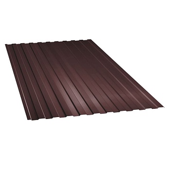 Лист профилированный С-8 0.4x1150x1800 RAL 8017 (коричневый шоколад)