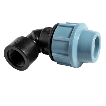 Отвод ПЭ с внутренней резьбой 32x1