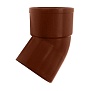 Колено Murol 45° 100 мм коричневый Имидж