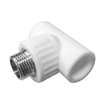 Тройник ПП с наружной резьбой 25x1/2