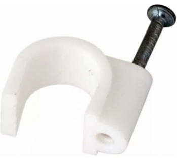 Скоба крепежная круглая 10 мм (50 шт), Rexant 07-4010