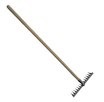 Грабли ГВ-12 с черенком, 12 зубцов