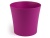 Кашпо для цветов пластмассовое фуксия 19x17,6 см Фиалка LA389-80 Lamela