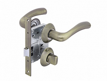 Комплект для межкомнатной двери FZ SET 02L 170 BK AB Фабрика замков