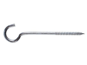 Крючок 8.0х80 мм С-образный, цинк, STARFIX