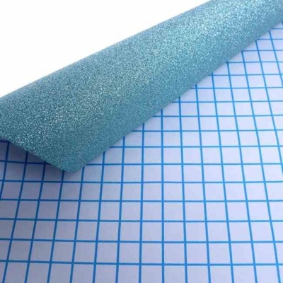 Пленка самоклеящаяся 45x100см бирюзовая с блестками deVENTE 8117134