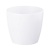 Кашпо для цветов пластмассовое белое 18,5x21 см Magnolia LA204-05 Lamela