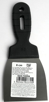 Шпатель малярный с пластиковой ручкой, 8 см, 0830-720008, Hardy