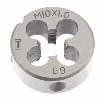 Плашка М10 х 1,0, 77024, Сибртех