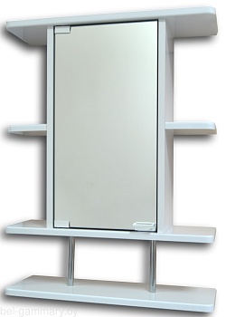 Шкаф настенный Гамма 10/1 левый (белый)