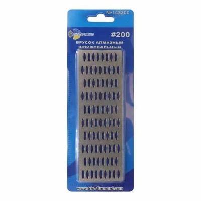 Брусок абразивный №200 алмазный 50х150 мм Trio-Diamond 143200