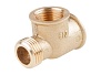 Тройник латунный, вн.-вн.-нар. резьба 1/2