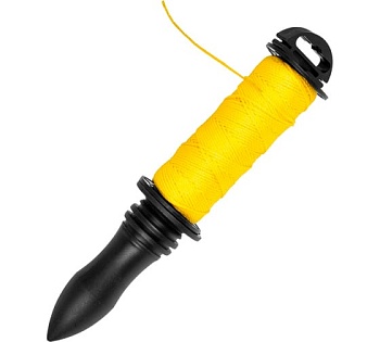 Шнур на катушке нейлоновый для строительных работ d 1,3мм, 30м, 14-0-034 REMOCOLOR