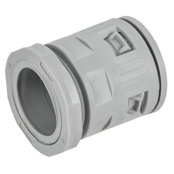 Муфта вводная 32 мм ELASTA MVN32 серая IEK ET-TA00D-MVN-032-K41-010