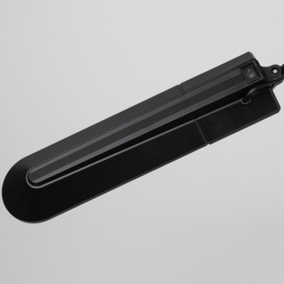 Светильник настольный на струбцине черный, ЭРА NL-201-G23-11W-BK