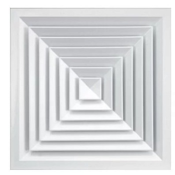 Решетка вентиляционная 170х170мм с фланцем 100мм STORM