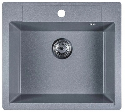 Мойка кухонная Marblan Cubi (серый, с сифоном) БелЭворс