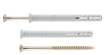 Дюбель-гвоздь 6х40 мм полипропилен потай (10 шт) STARFIX