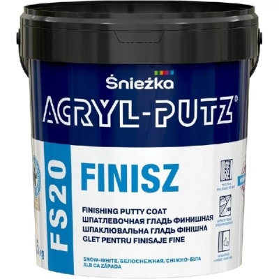 Шпатлевка акриловая Acryl-Putz Finisz FS20 Sniezka (Польша) Шпатлевка акриловая Acryl-Putz Finisz FS20 Sniezka (Польша)