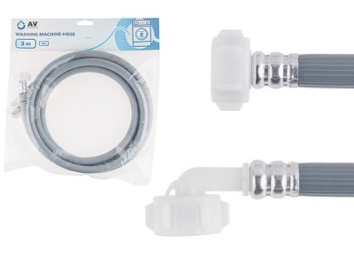 Шланг заливной для стиральной машины 3,0 м, ПВХ, AV Engineering AVE3303300