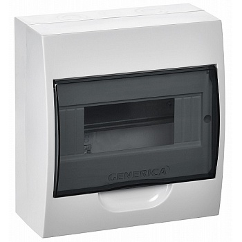 Бокс под автомат ЩРН-П-8 на 8 модулей, GENERICA MKP12-N-08-41-G
