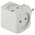 Разветвитель на 4 розетки без заземления 16А, белый, ЭРА SP-4-W