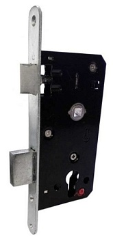 Замок цилиндровый врезной без ручек ЗВ7Б-45-72 ВОЛМЕТ