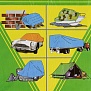Тент укрывочный усиленный (тарпаулин) 4х5 м Россия (плотность 120гр/м2)