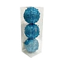 Набор шаров елочных Blue Bliss 8см 3шт Калядны час RM8-3740