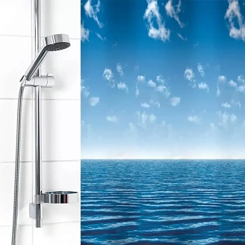 Занавеска для ванны Море 180х180см Vilina 1585-1
