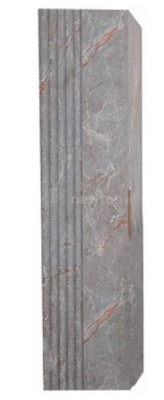 Шкаф-пенал 09.22н.300.PVC (золотой мрамор) GARDA