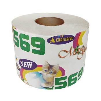 Бумага туалетная 1 слой, 80 м Эксклюзив 