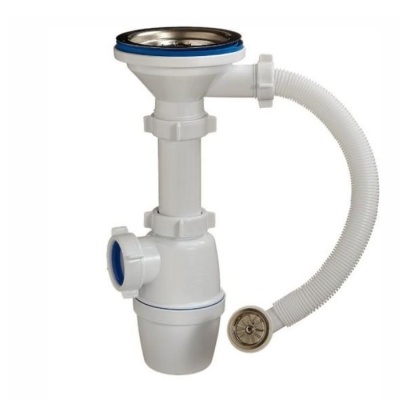 Сифон для керамогранитной мойки 3 1/2x40 (А-5007) бутылочный ОРИО ПЛАСТИК