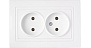 РОЗЕТКА 2-я без заземления РС16-343, Уют, Bylectrica